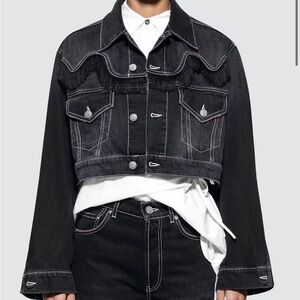 Ganni Fringe Denim Jacket